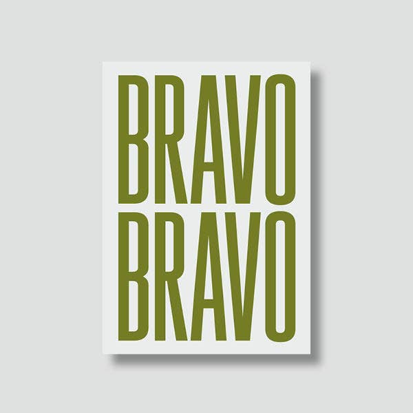 Le shop de Bulma – wholesale Congratulations card – "Classic" Card: Bravo bravo1