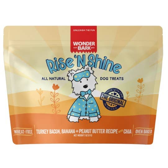 Wonder Bark Wonder Bites - Rise 'N Shine 2oz. for wholesale by Pet Palette Distribution