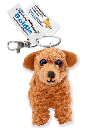 Kamibashi – wholesale Nyckelring - Unisex – Goldie Golden Retriever String Doll Nyckelring1