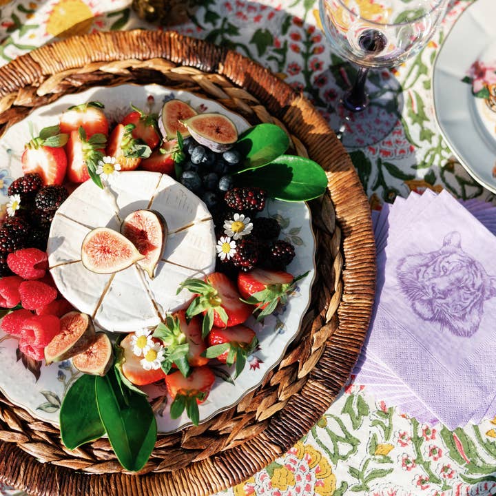 Alexa Pulitzer - Wholesale Disposable Napkin - Tiger Cocktail Napkins3