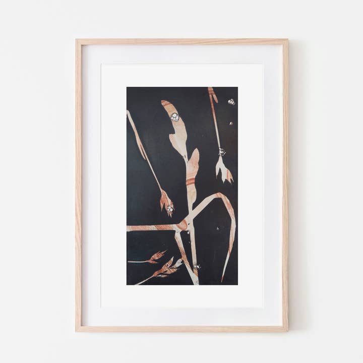 Kunstdruck „Flora Gräser“, A4 für den Großhandel von Studio Angelart