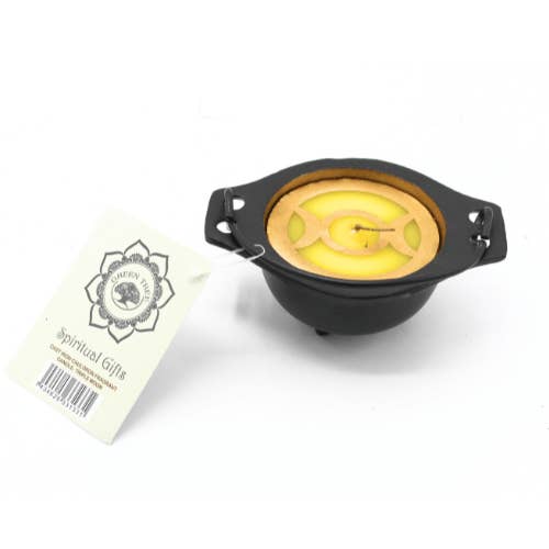 Cauldron Candle Triple Moon for wholesale by Green Tree