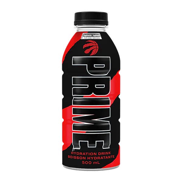 Echo Sales America - Wholesale Sports/Energy Drink - Prime Hydration NBA Toronto Raptors-Black, Case 500ml 12 count