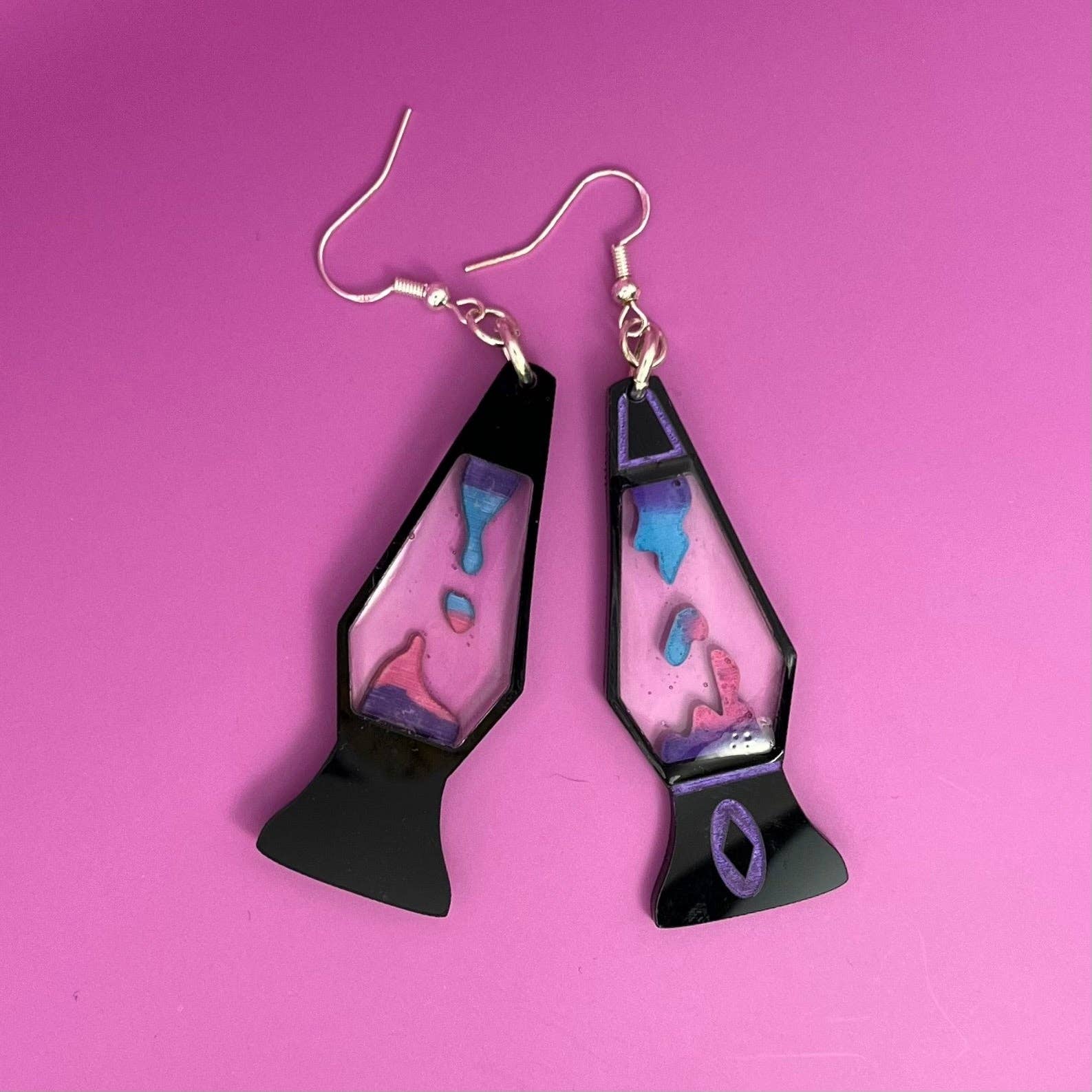 The Spooky Haus - Wholesale Dangle Earrings - Lava Lamp Earrings1