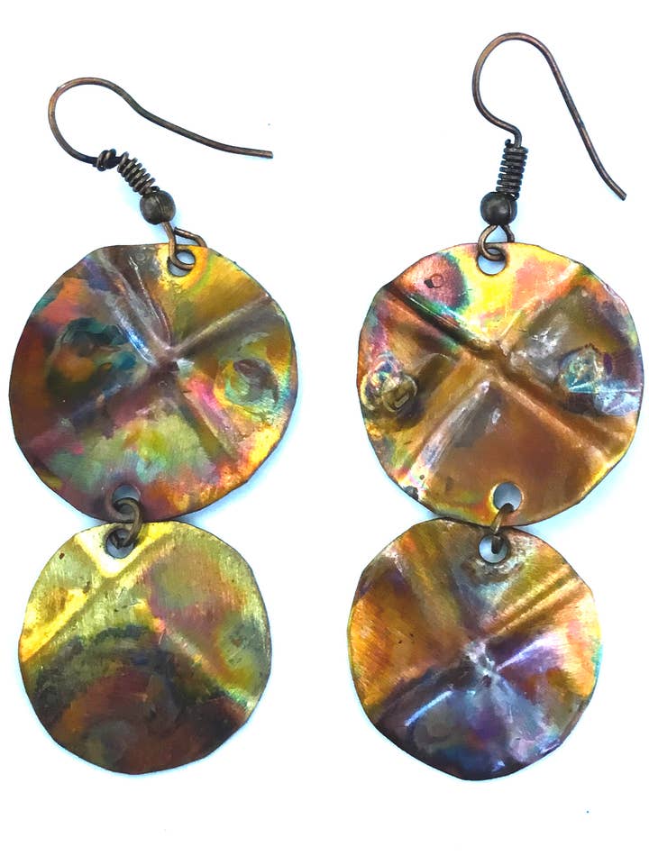 Double Barrel Earrings for wholesale by Inspire Me Artworks