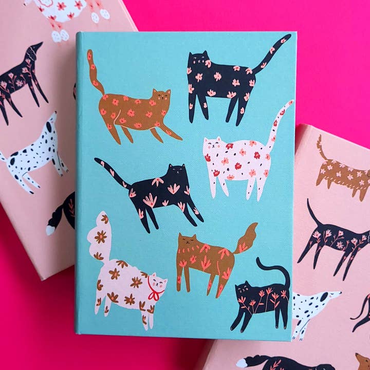 Roger La Borde - Wholesale Journal/Diary - Cinnamon Cats Illustrated journal  - AS 0510