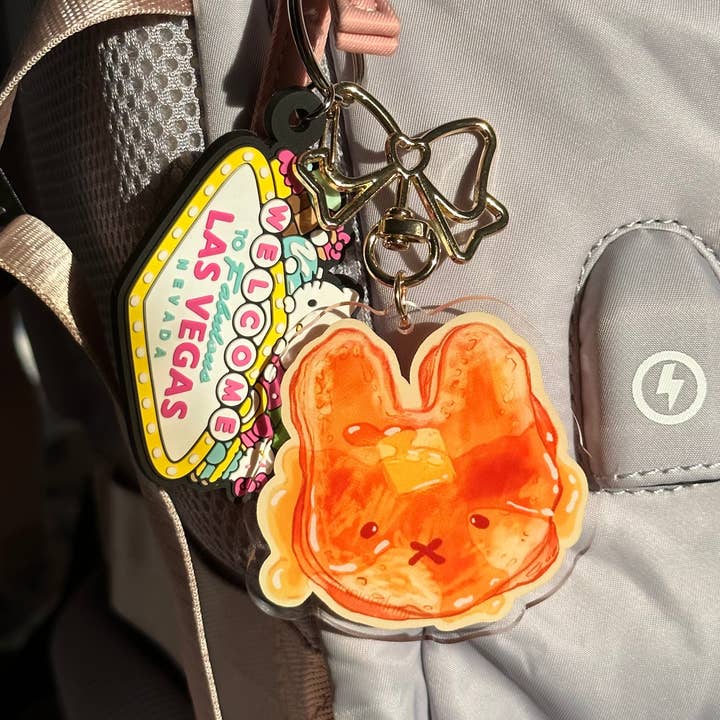 Uni & Umi - Wholesale Keychain - Women's - Bunny Pancake Keychain | Cute Bag Accessories1
