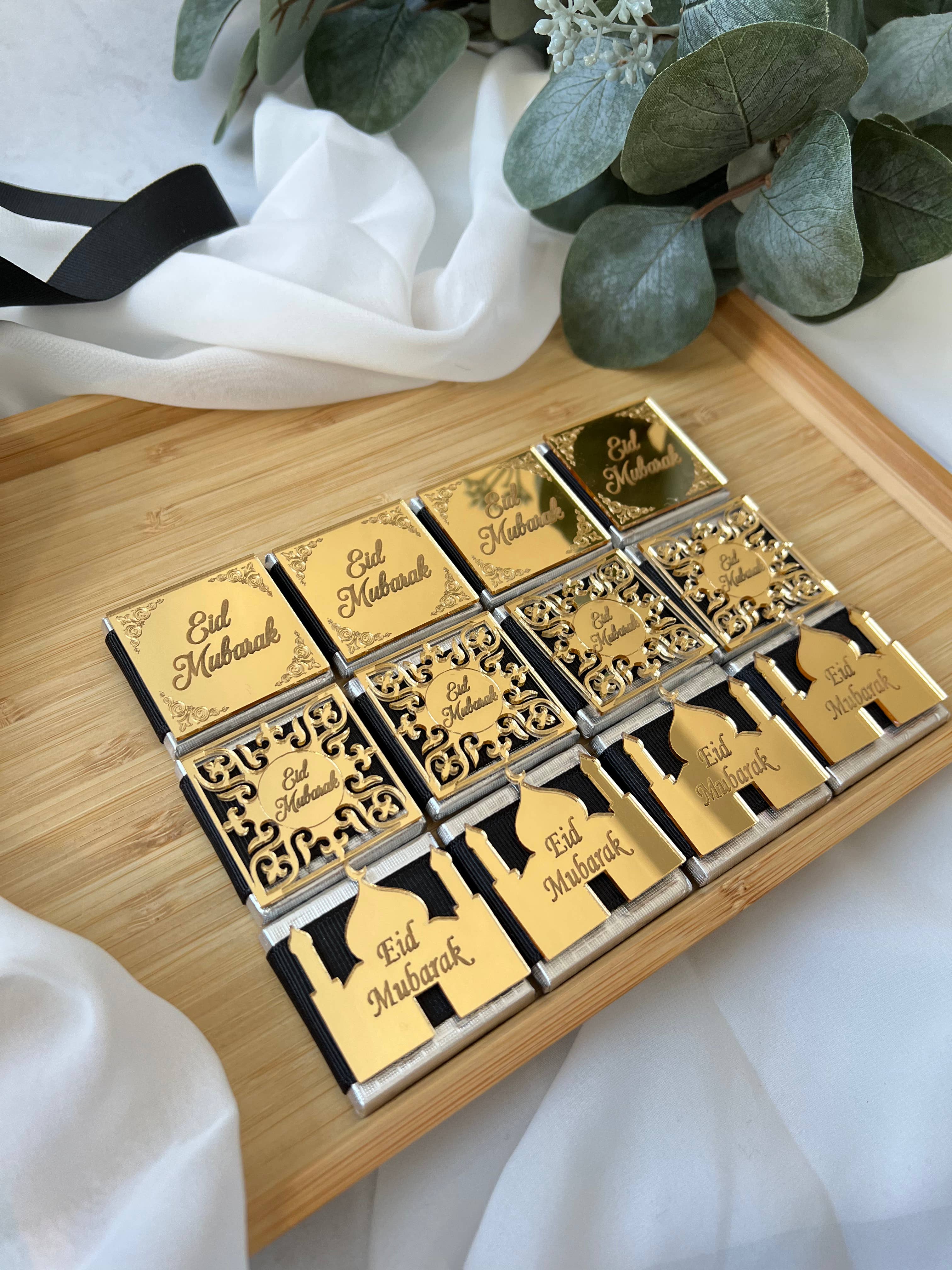 Uniq Favors - Wholesale Chocolate Box - Eid Mubarek Chocolate Box, Ramadan Kareem Favors11