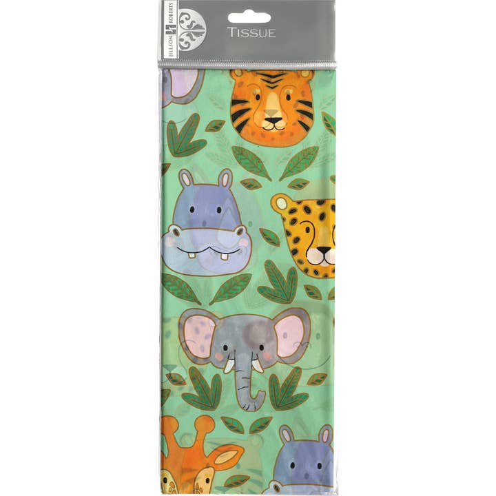 Jillson & Roberts - Wholesale Tissue Paper - Tissue - Printed - Jungle Animals