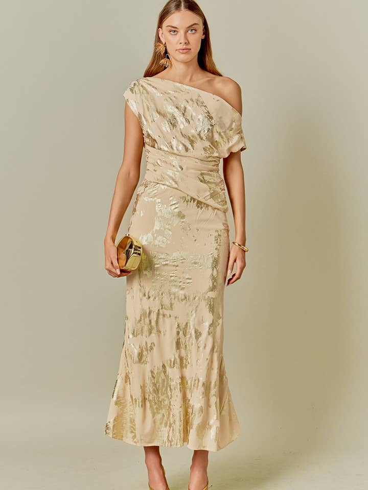 Haut imprimé asymétrique pour la vente par Endless Rose