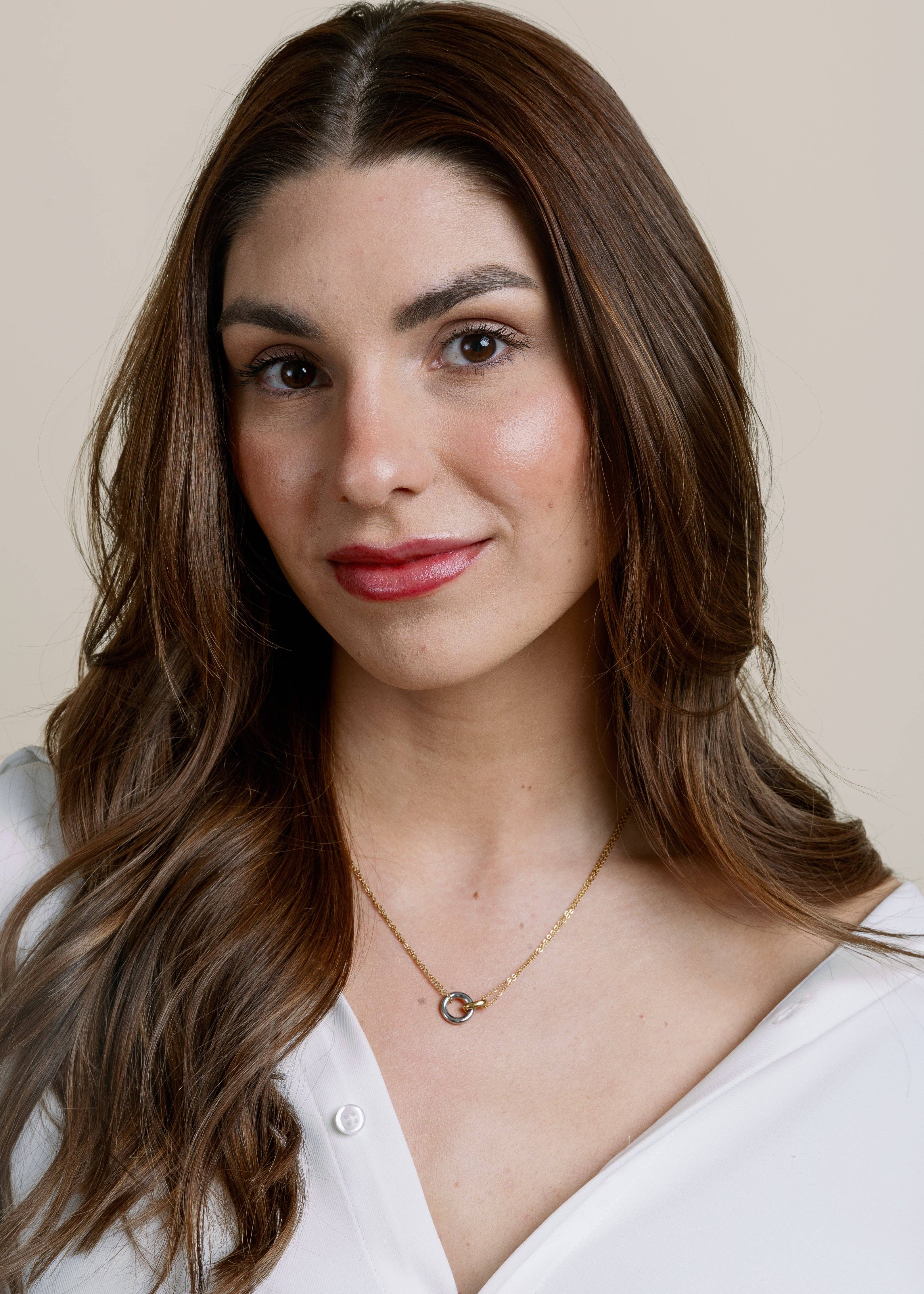 Mixed Metal Josephine Necklace for wholesale on Faire1