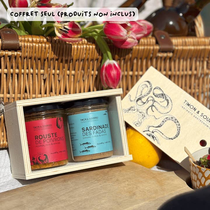 L'ESCALETTE - Gift box for 2 spreads 170g for wholesale by Timon et Sourrieu