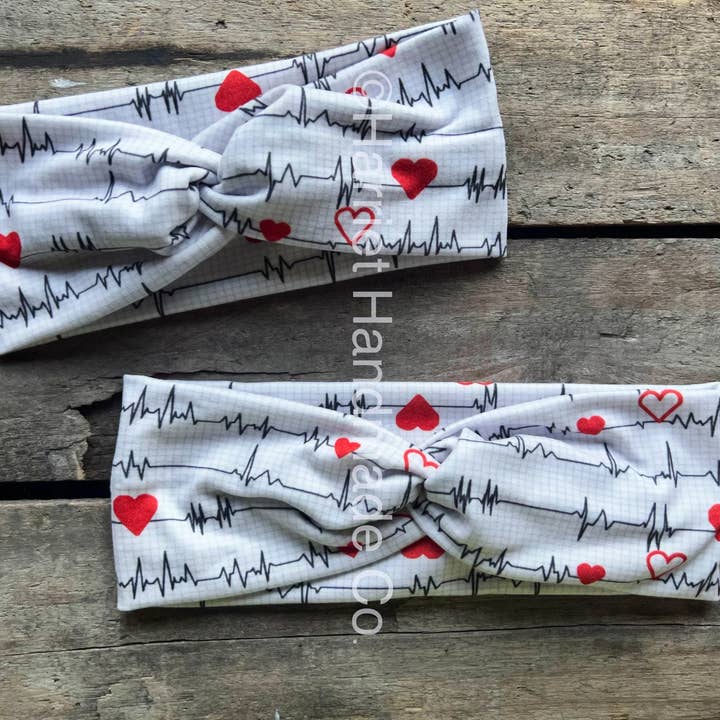 Stretchy Twist Headband – Medical, Heart Rate, Nursing, Vet for wholesale by Harriet Handmade Co.
