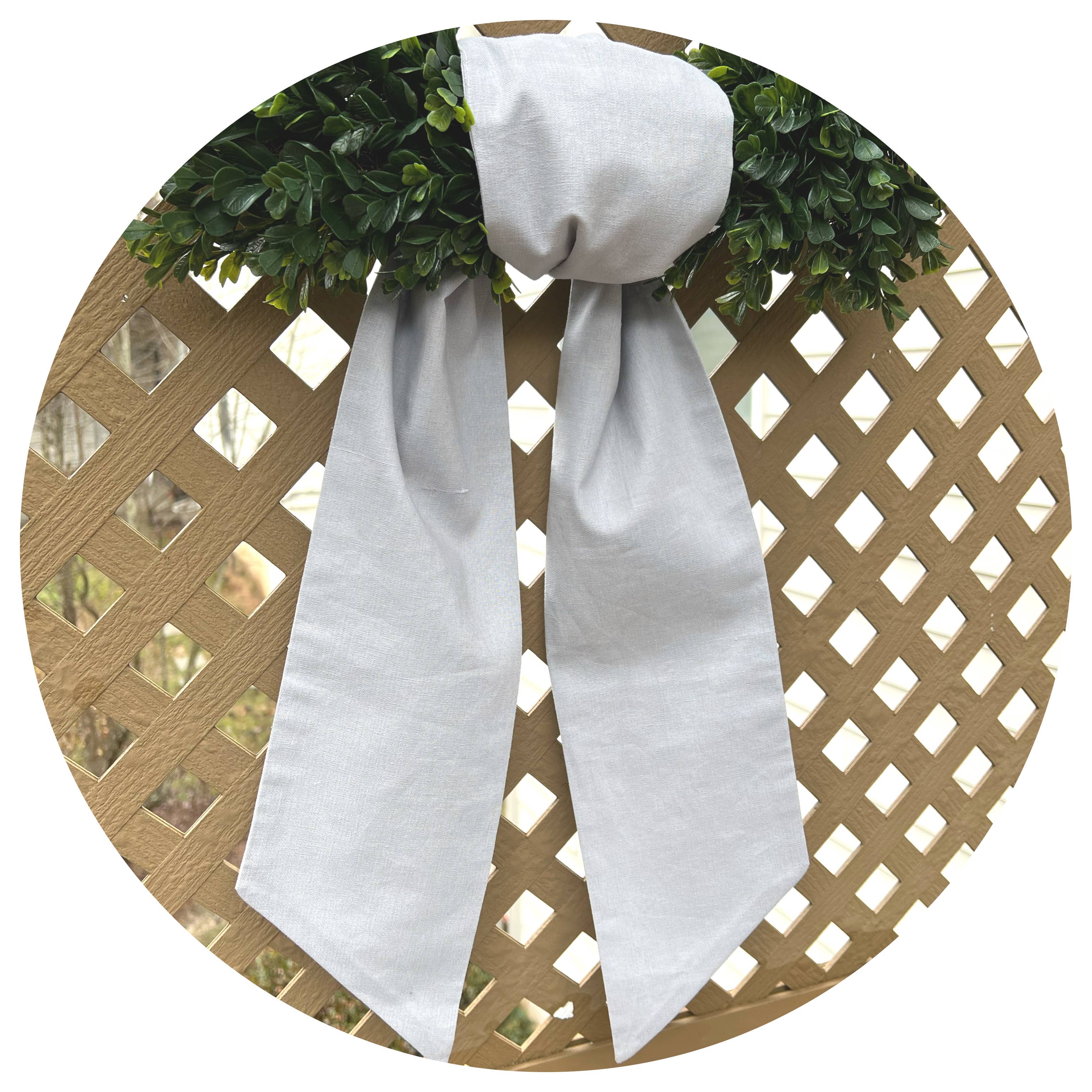 THE ROYALTY COLLECTION - Wholesale Wreath - Linen Blend Sashes34