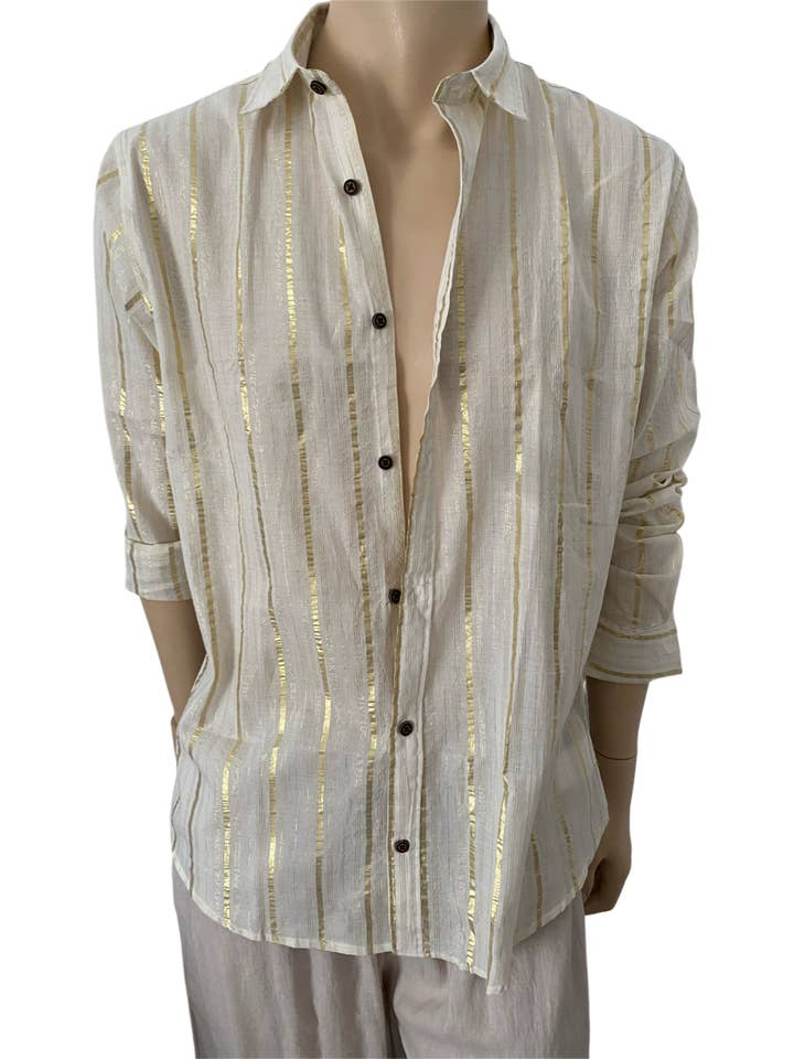 GIANIN - Wholesale Button Down Shirt - Men's - Men's shirt3