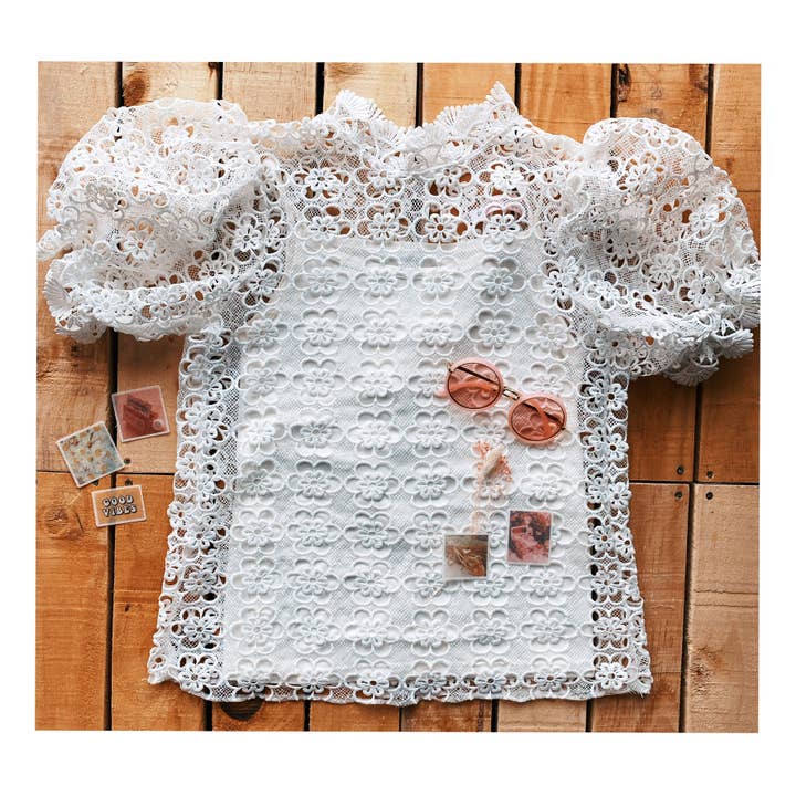 Guipure DN Greta shirt for wholesale by nora norita nora