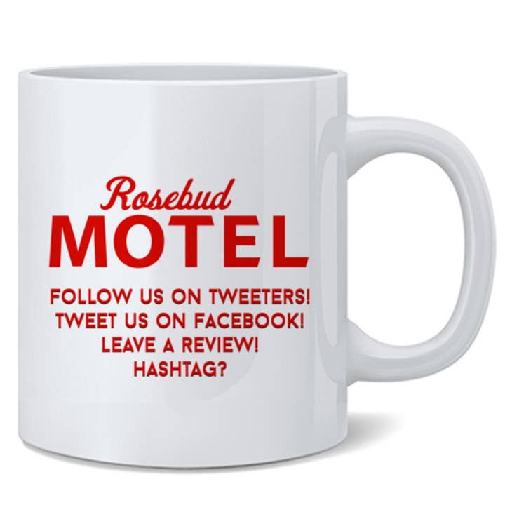 Gotham Gifts - Wholesale Coffee Mug - Rosebud Motel Schitts Creek Show Coffee Mug 11oz