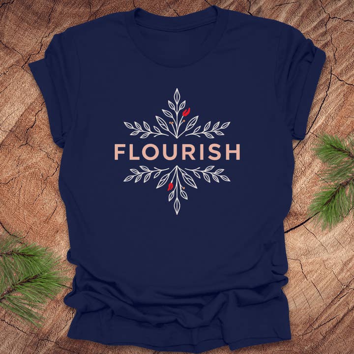 Blomstra Blomma T-shirt för wholesale av Wandering Owl Adventure Co.