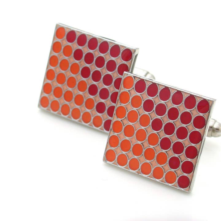 Dual Pixel Cufflinks for wholesale by Kinzoku