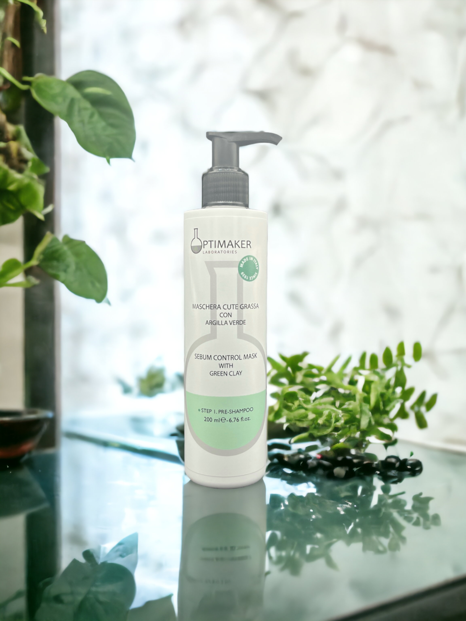 cosmedi - Wholesale Scalp/Hair Treatment - Anti-sebum mask with natural Green Clay0