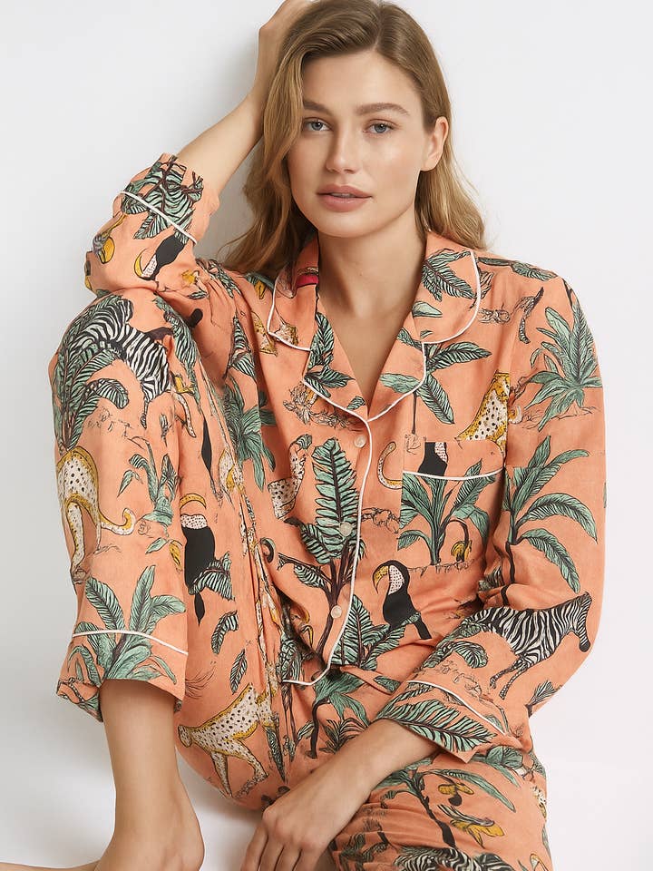 Pigiami Peach Grove per la vendita all'ingrosso da parte di Purple Mohar