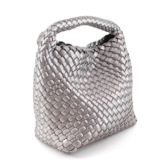 Pretty Persuasions - Wholesale Crossbody bag – Women's - P24015 Medium Woven Hobo Crossbody Bag w/Cosmetic Pouch0