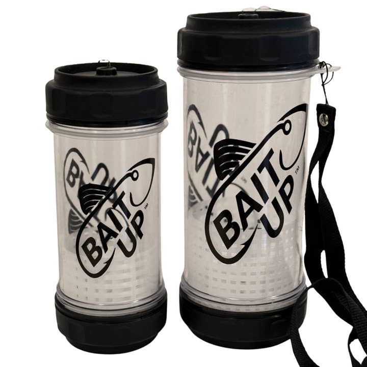 FLI Products - Venta al por mayor Accesorios de deporte - Bait Up® – Contenedores Innovadores para Cebo Vivo para Pescadores, Transparentes