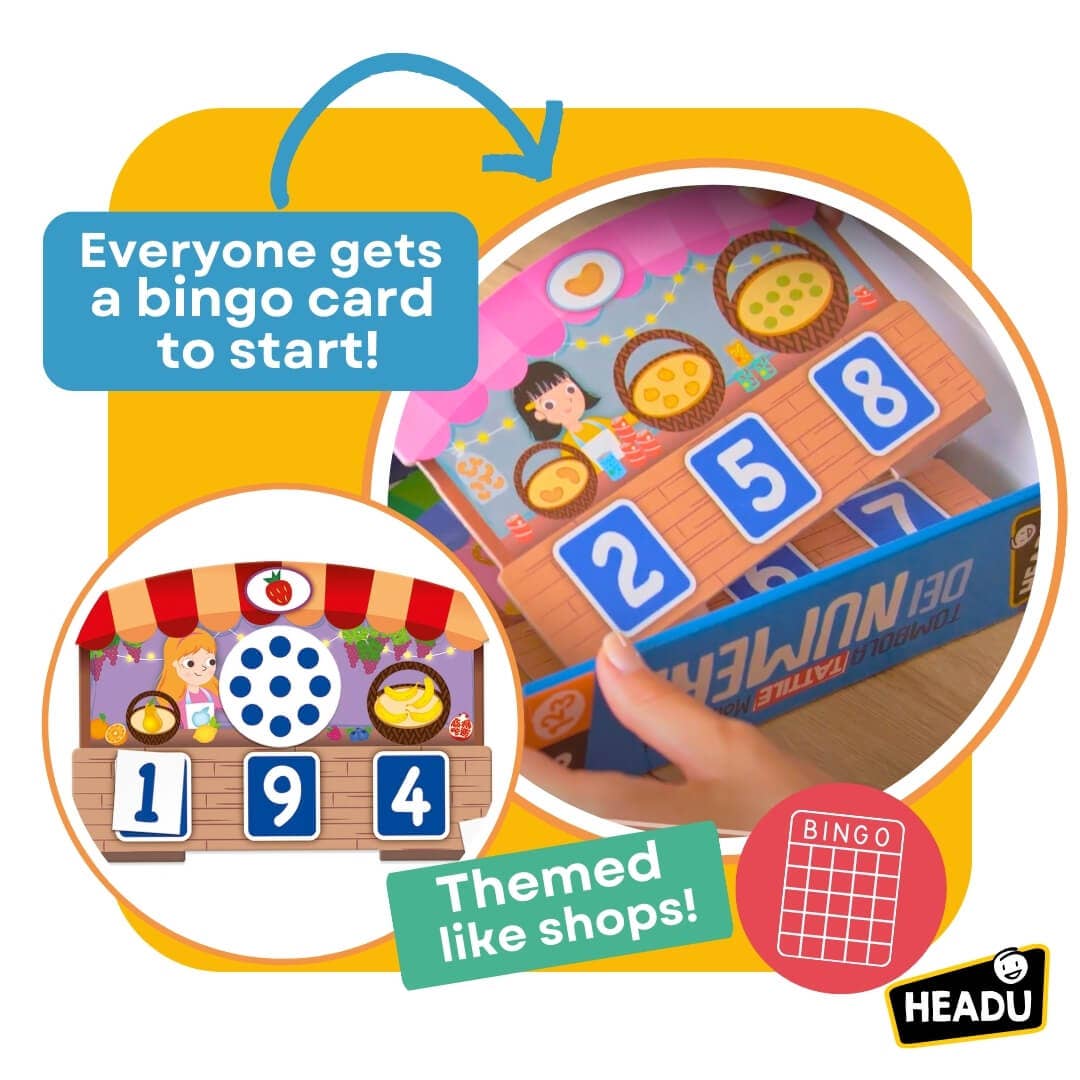 Baby Republic – wholesale Brain game – Child – 123 Montessori Touch Bingo2