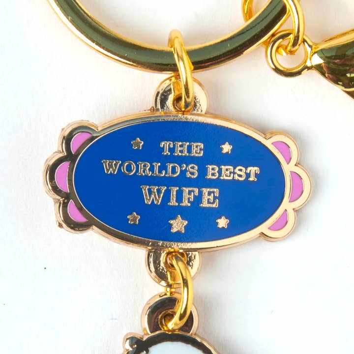 Magpie – wholesale Keychain – Women's – Peanuts World's Best Keyring Wife1