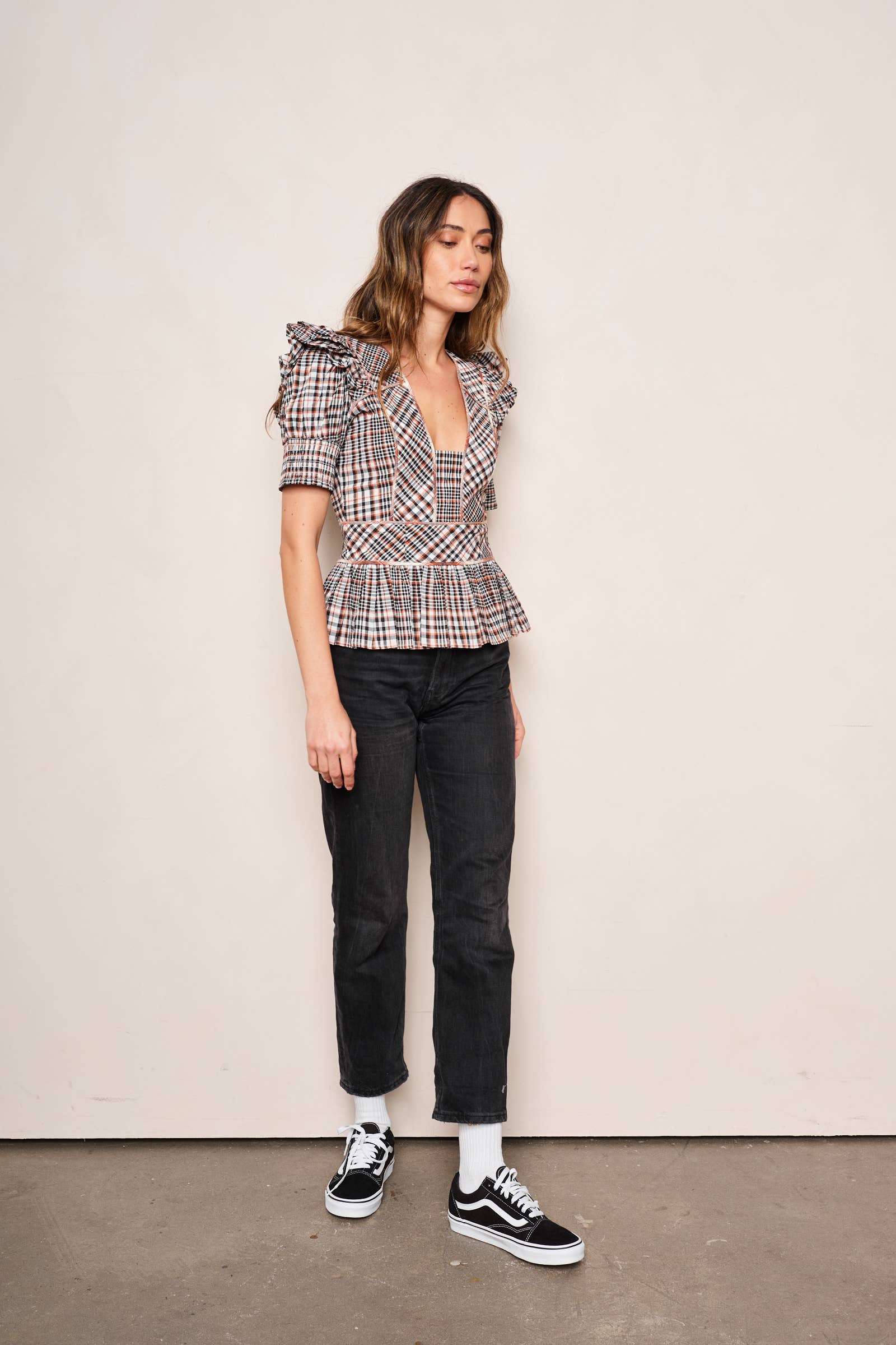 MADRAS DE OUTONO Blusa de Senhora Zoe para venda a revendedores na Faire1