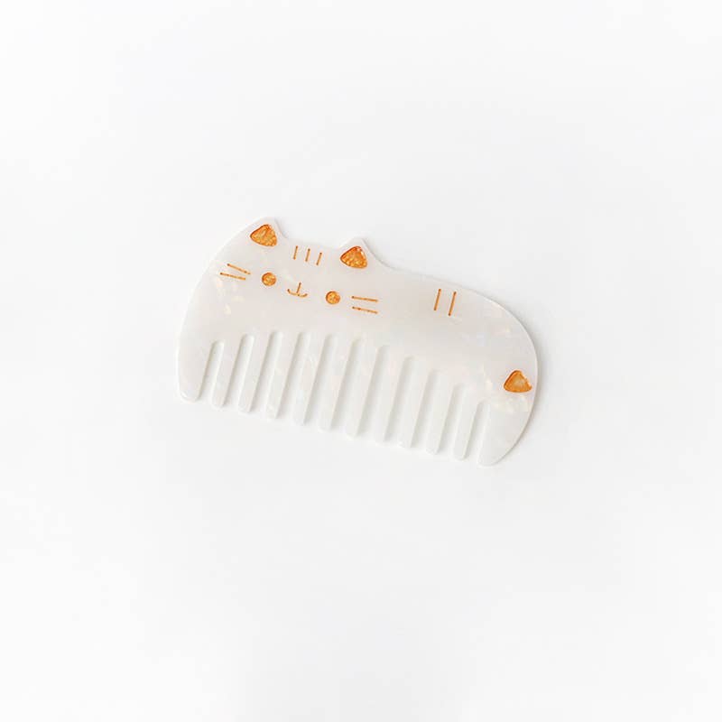 SoapElenGlen - Wholesale Hair Brush/Comb - Cute Cat Designed Acetate Hair Combs3