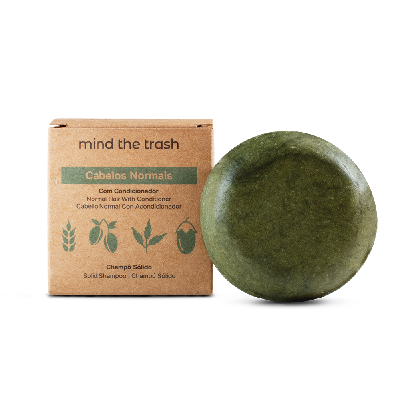 Mind the trash - Vente Disques de shampoing/shampoings solides - Shampoing solide pour cheveux normaux avec après-shampoing1