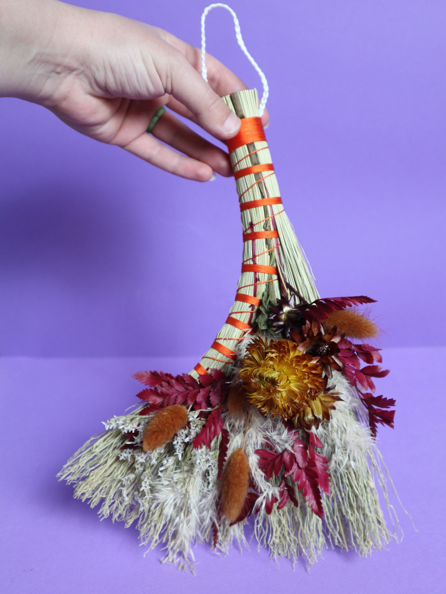 Venus Moon - Wholesale Sculpture - Adorned Floral Whisk Brooms (Assorted Colors)4