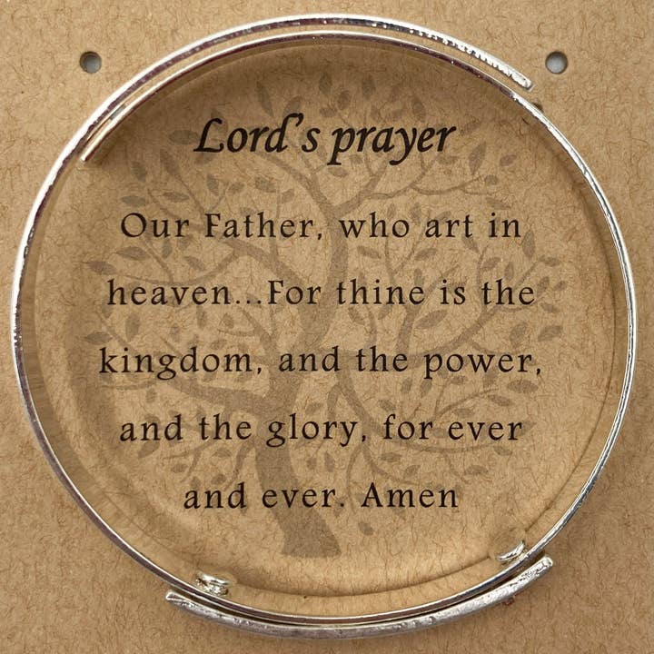 Lunar Deer - Wholesale Bangle Bracelet - Lord's Prayer Cross Wrap Bangle Bracelet1