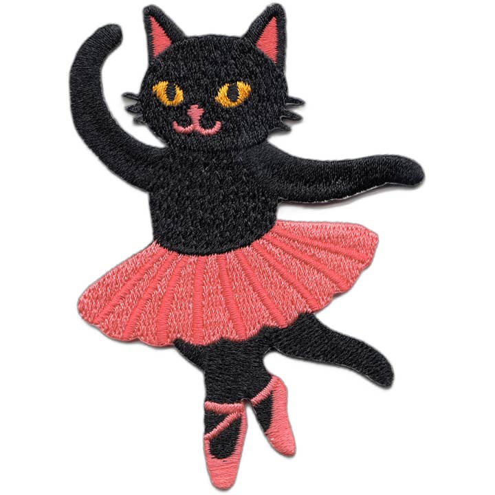 Patch - Black Cat - Cute Ballerina for wholesale by Square Deal Recordings & Supplies