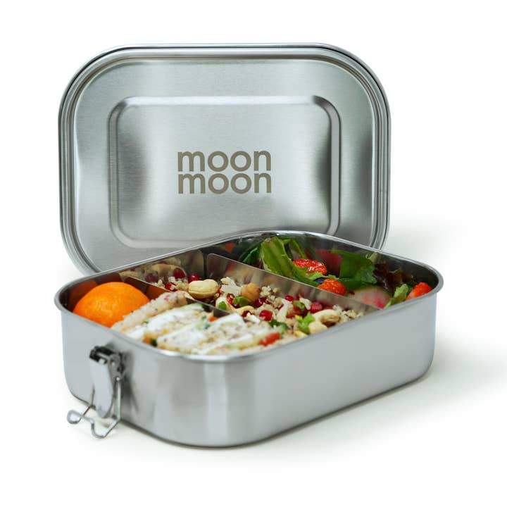 Stainless Steel Lunch Box | 1.4 Litre Leakproof Metal Bento  and other Purchase wholesale black blum. Free returns & net 60 terms on Faire trending on Faire.
