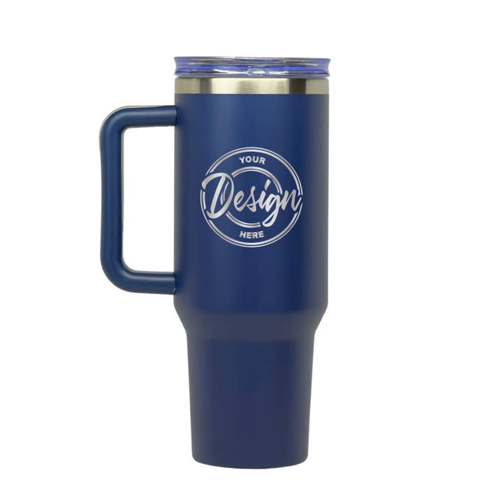 Vismark - Wholesale Insulated Mug/Tumbler - 40oz Tumbler with Handle | Custom Engraved Logo or Design4