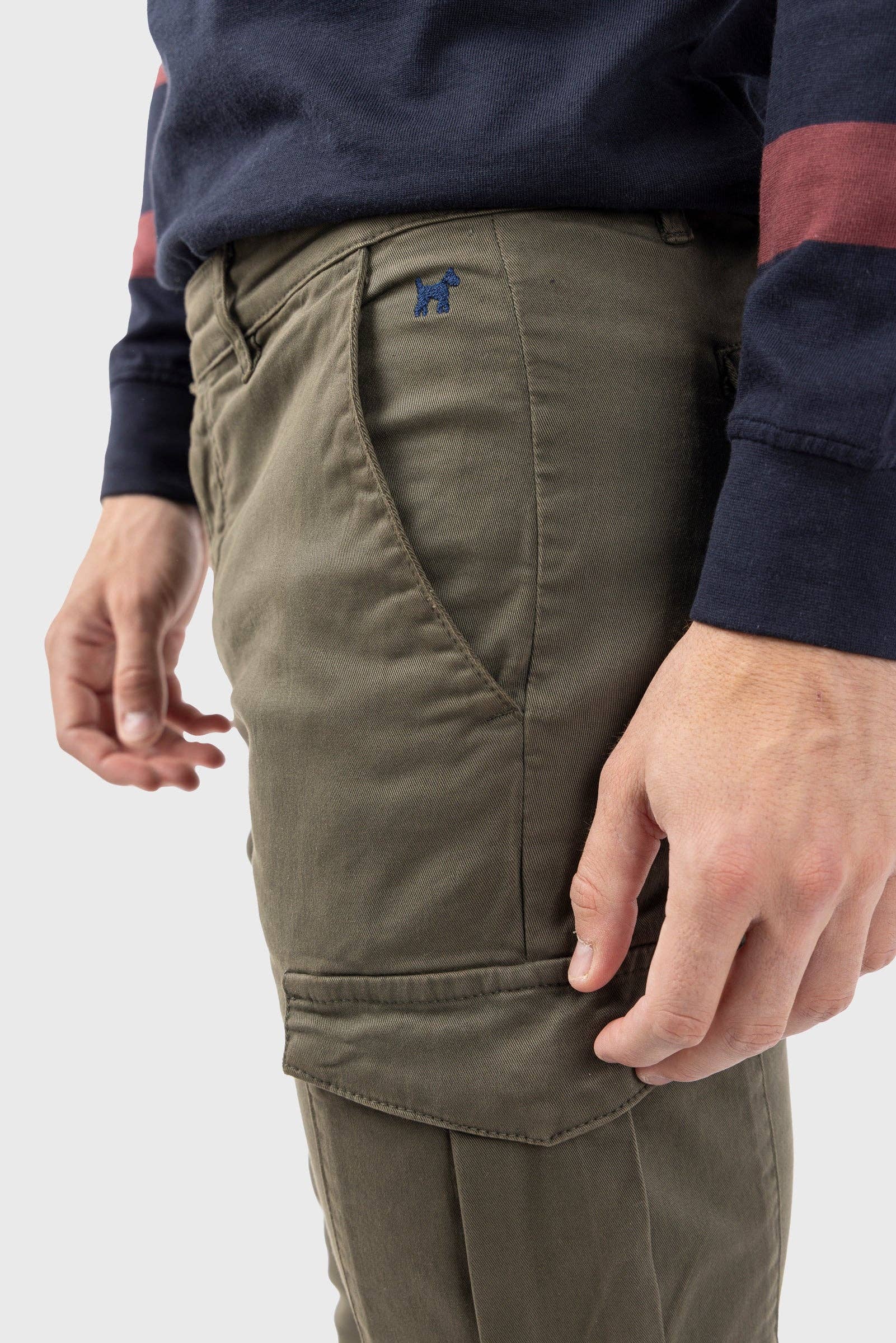 williot - Wholesale Broek - Heren - Kaki cargobroek6