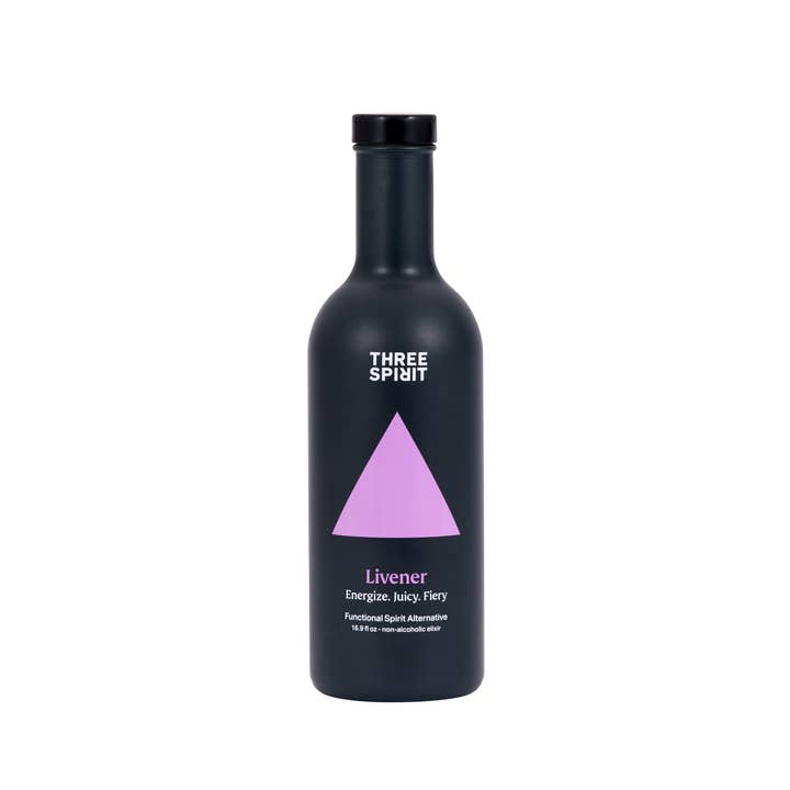 Three Spirit - Wholesale Non-Alcoholic Aperitif/Mocktail - Livener Functional Non Alcoholic Spirit (6 x 16.9oz bottle)