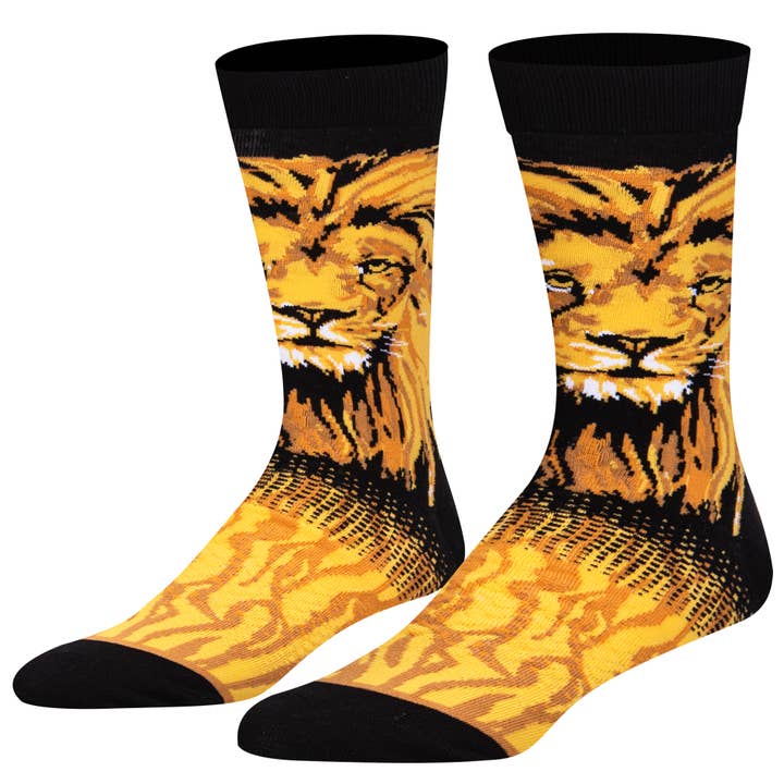 Lion - Mens Crew Straight for wholesale by Odd Sox