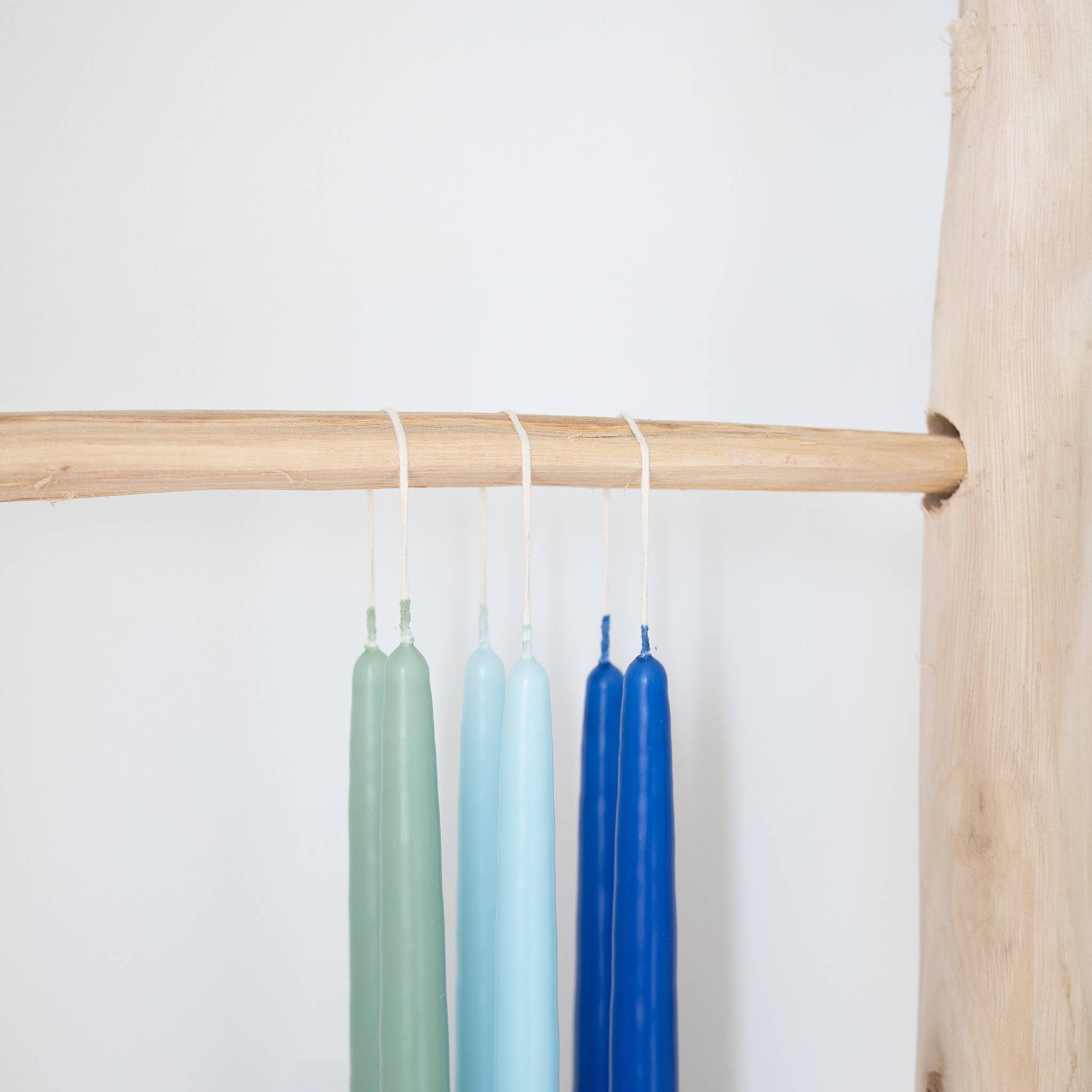 SOCCO Designs - Vente Bougies/bougeoirs coniques - Bougies coniques - Paire de sauge2