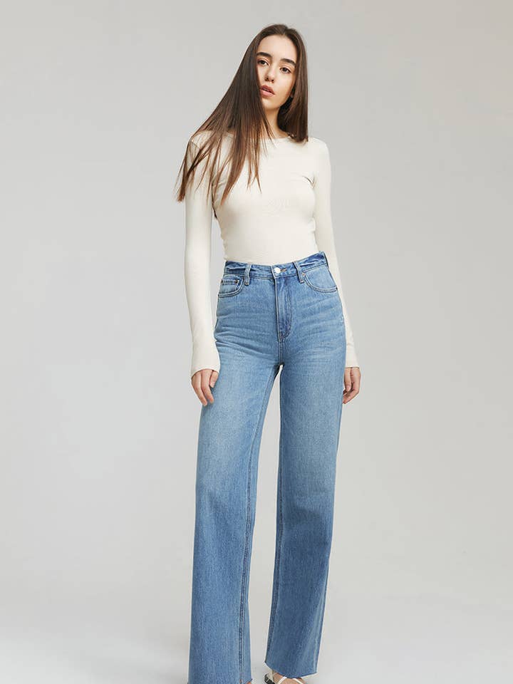 Jeans Palm Ease por atacado de Hey Joanie