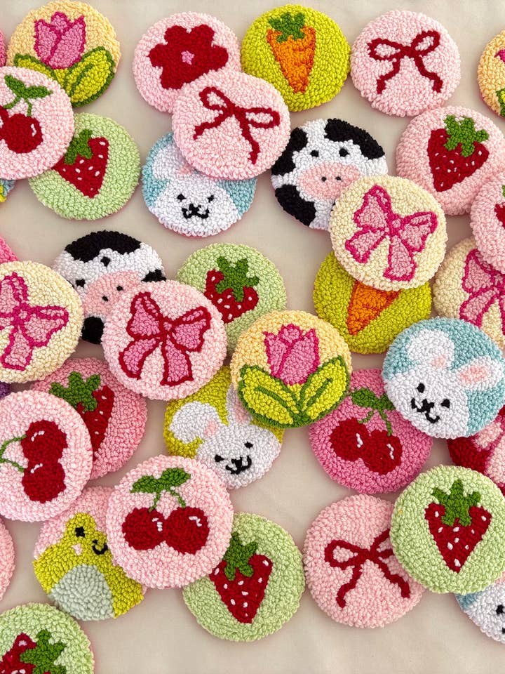 Pedido personalizado - posavasos para coche hechos a mano personalizados para venta al por mayor de Honey Punches