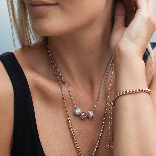 KAGI - Wholesale Link & Chain Bracelet - Kagi Silver Bolero Bracelet1