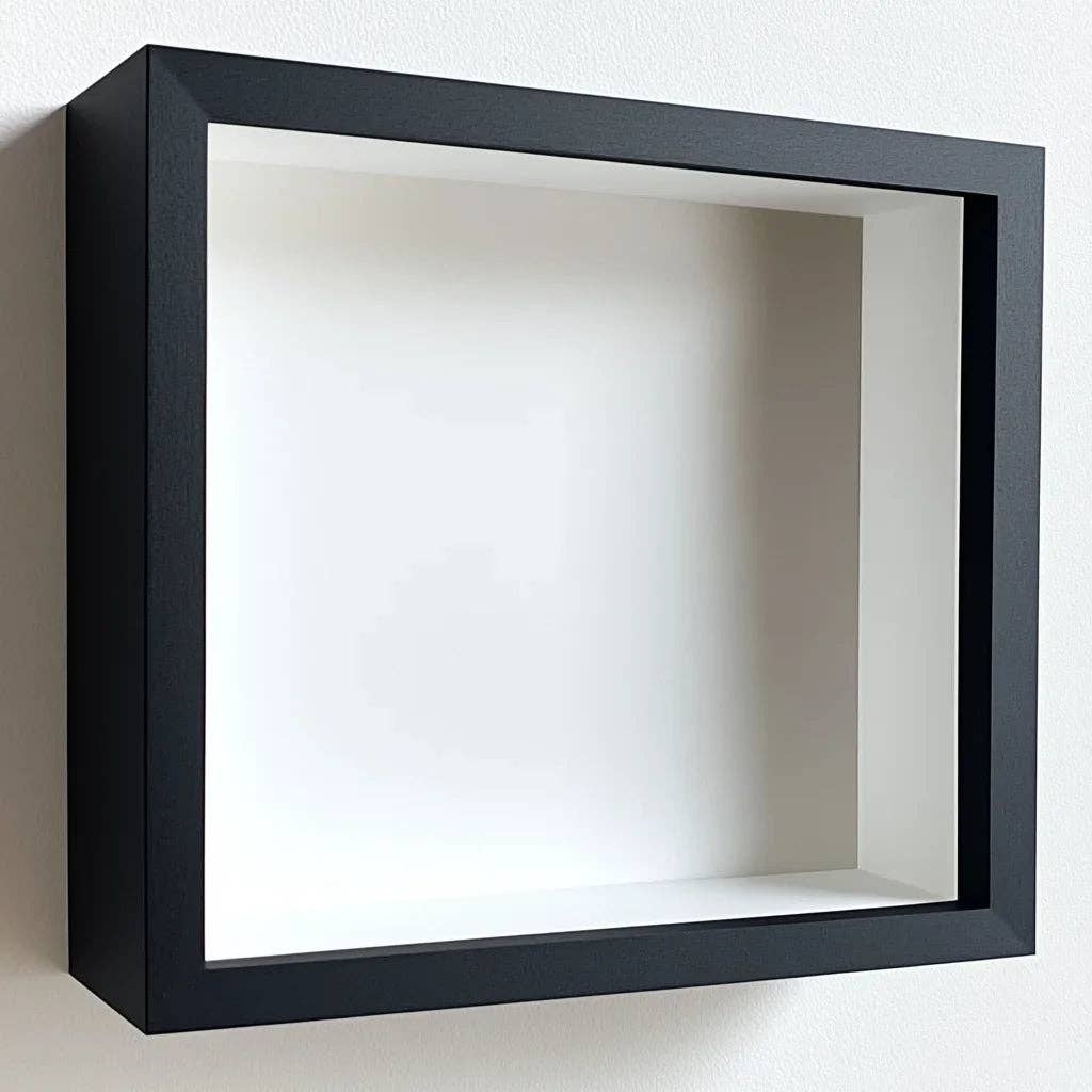 Modern Memory Design Picture Frames - Wholesale Picture Frame - Black 12x20 Shadow Box Picture Frame 12 x 20 Display Case Deep6