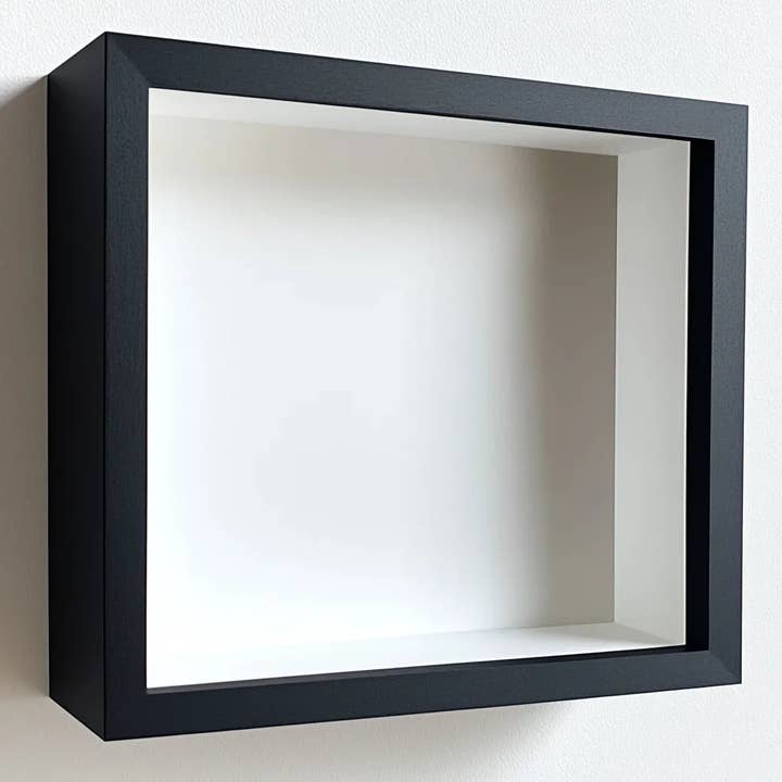 Modern Memory Design Picture Frames - Wholesale Picture Frame - Black 12x20 Shadow Box Picture Frame 12 x 20 Display Case Deep6