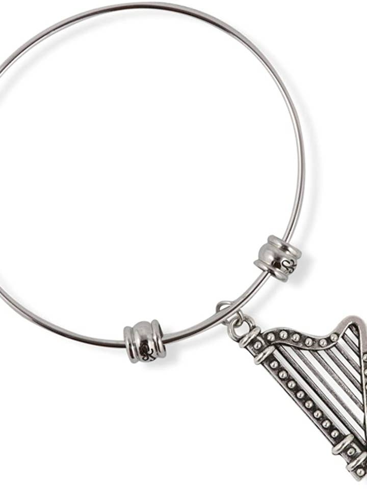 Bracelet fantaisie pour instrument de musique pour harpe Emerald Park Jewelry pour la vente par Dave The Bunny