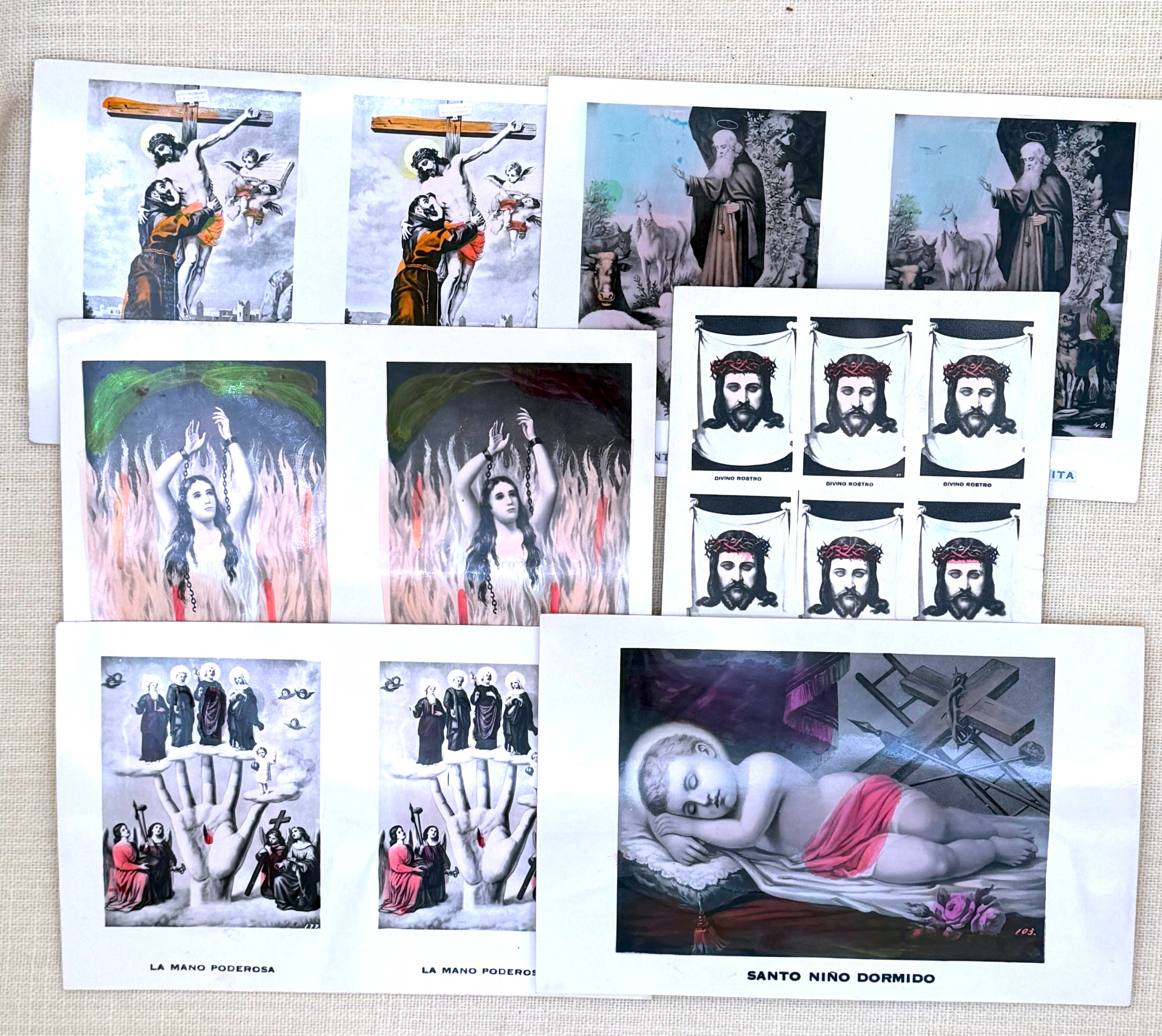 Tesoros Trading Company - Wholesale Religious Card - 100 Assorted Saint Cards, Mexico- PS1007