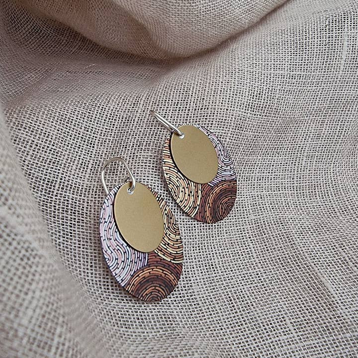 KOORIE TALES - Colour Season double oval earrings MED and other Purchase Wholesale kolhapuri chappal. Free Returns & Net 60 Terms on Faire trending on Faire.