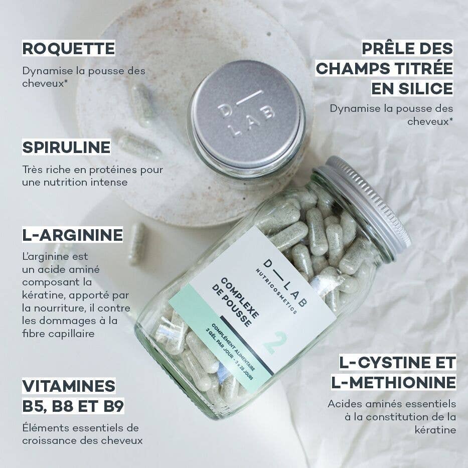 D-LAB NUTRICOSMETICS - Wholesale Oral Supplement/Vitamin - GROWTH COMPLEX - Nutrition & Bulb Activity2